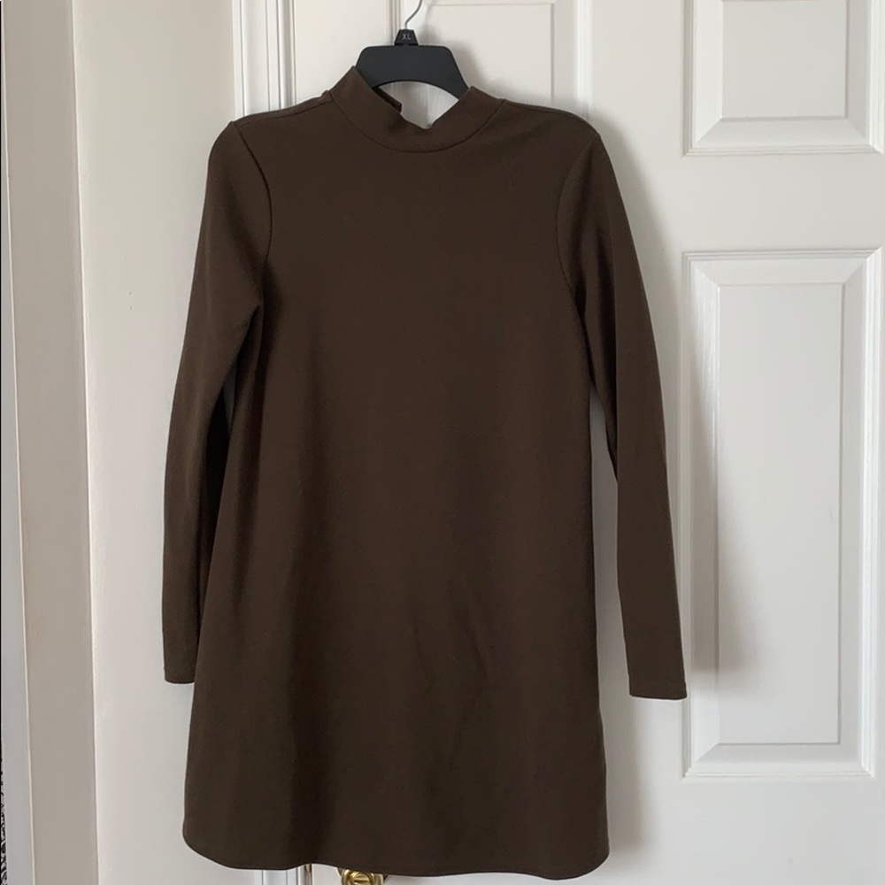 Olive green dress
